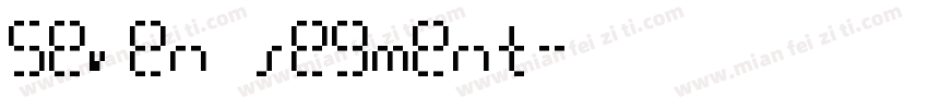 Seven segment字体转换